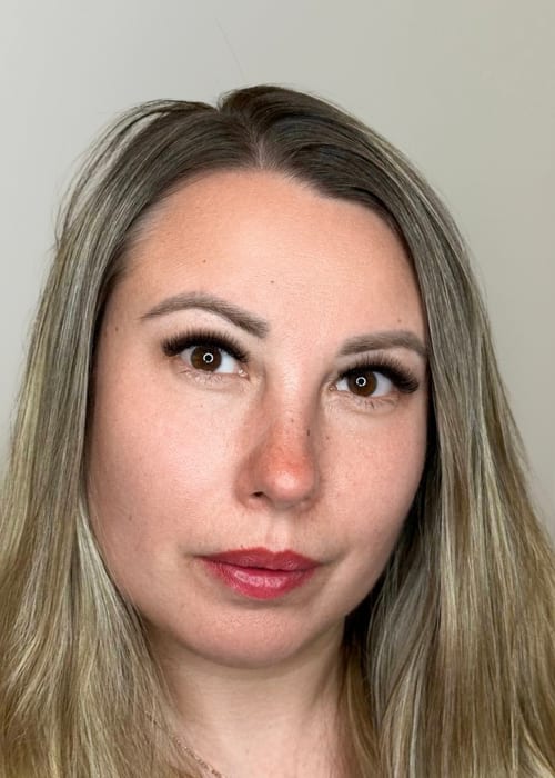 Eyelash extension result